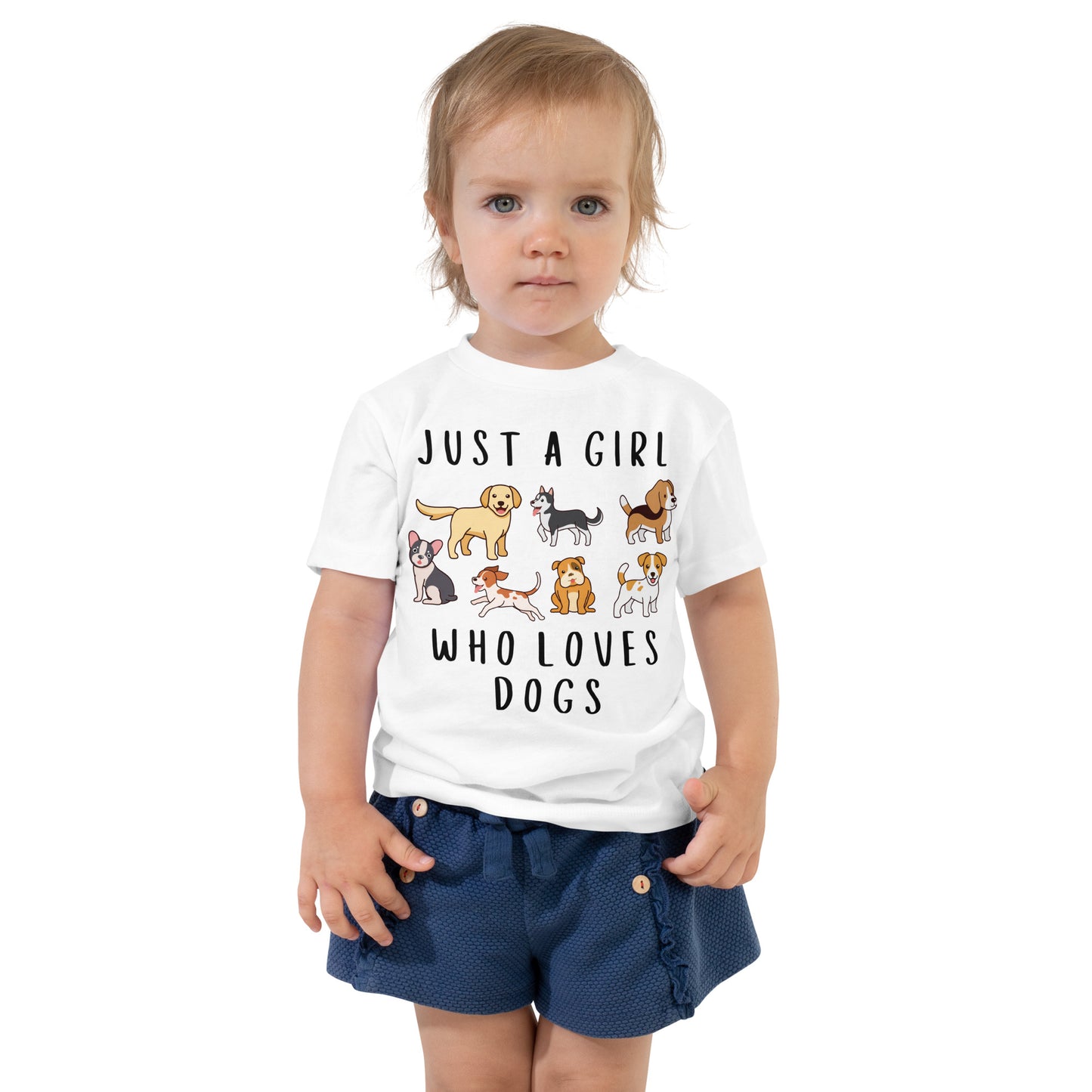 Girls 'Just A Girl Who Loves Dogs' T-Shirt